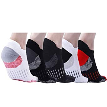 5 Pack Unisex Ankle Length Sports Compression Socks