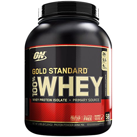 Optimum Nutrition Gold Standard 100% Whey - French Vanilla Creme (3.9 Pound Powder)