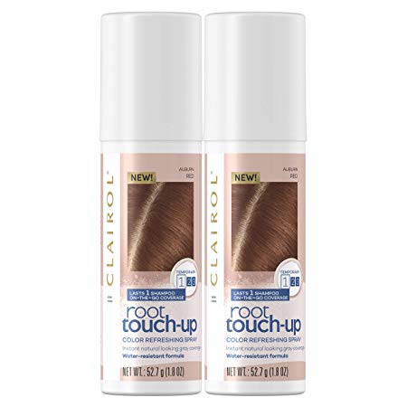 Clairol Root Touch-Up Spray, Auburn Red, 2 Count