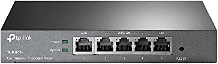 TP-Link TL-R470T  Load Balance Broadband Router, 3 Changeable Ethernet WAN/LAN Ports, 64MB DRAM