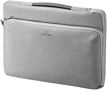 SANWA Laptop Sleeve Bag Compatible with 13-13.3 inch MacBook Pro, Air, Tablet, Surface, Dell, HP, Lenovo, Asus, Computer, YKK Zipper, Waterproof Shock Resistant Case, with Accessory Pocket, Grey