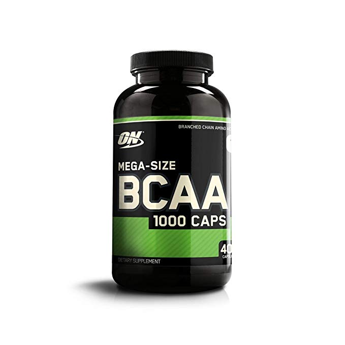 Optimum Nutrition BCAA 1000 Branch Chain Amino Acids with L-Leucine, L-Isoleucine and L-Valine. BCAA supplement by ON - Unflavoured, 200 Servings, 400 Capsules