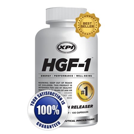 XPI HGF-1 - 100 Capsules - Boost Natural Energy, Lean Muscle Tissue - Clinically Tested Ingredients