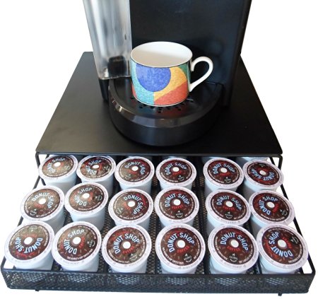 Neat-O Coffee Pod Storage Drawer Holder for 36 Keurig K-Cup, Black