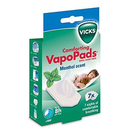 Vicks VapoPads Menthol - 7 Scented pads with essential oils , VH7