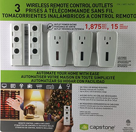 Wireless Remote Control Outlets