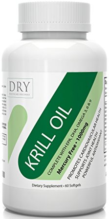 #1 Premium Krill Oil 1000mg - Pure EPA DHA Supplement - Omega 3 6 9 & Astaxanthin Antioxidant - Boost Heart Health, Joint Care, Regulate Blood Pressure & Wellbeing - Lifetime Guarantee