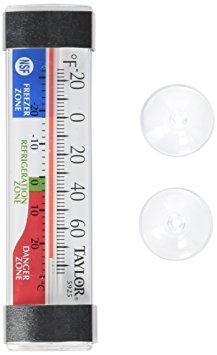 Taylor Classic Design Freezer/Refrigerator Utility Thermometer