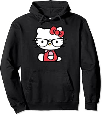 Hello Kitty Nerd Glasses Pullover Hoodie