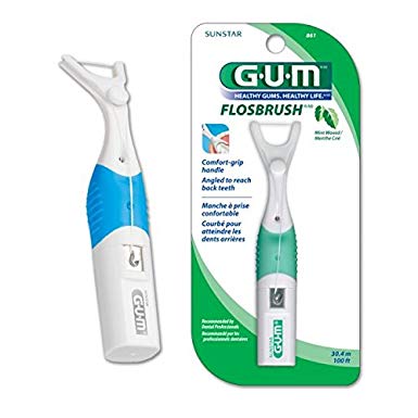 Sunstar 861RFB GUM Flosbrush Clearance Special Premium Self-Dispensing Floss Handle