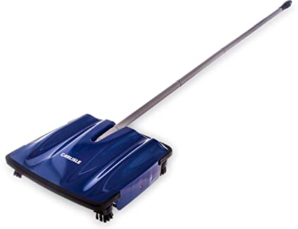 Carlisle 3639914 Duo-Sweeper Multi-Surface Cordless Floor Sweeper, 10" Sweeping Path