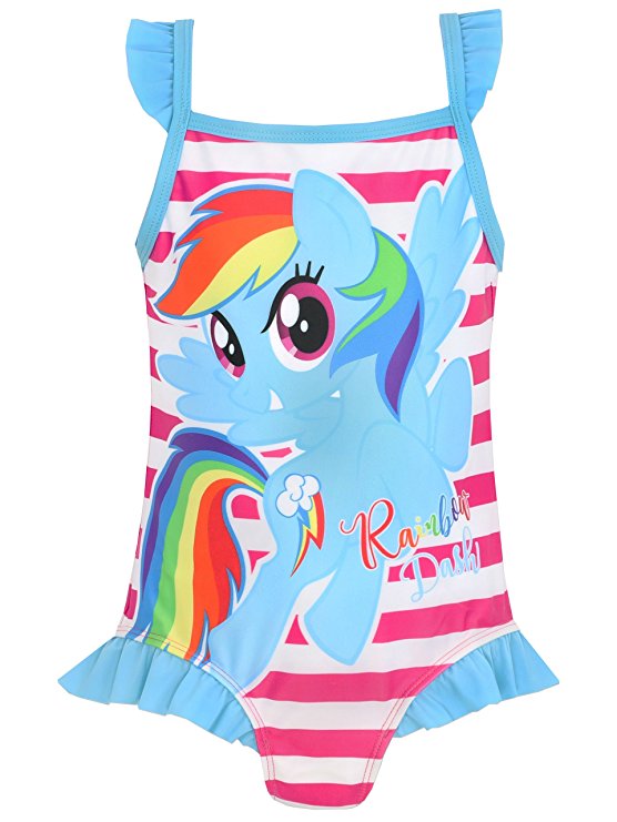 My Little Pony Girls Swimsuit Ages 2 To 8 Years