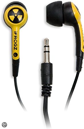 Audio EarPollution Plugz Headphones Yellow (iFrogz)