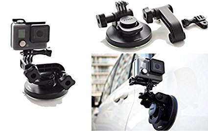 SublimeWare® - Suction Cup for Gopro Mount Car Windshield Window Vehicle Boat Camera Holder For Gopro Suction Cup Mount gopro windshield mount Hero2 Hero3 Hero3  Hero4 Hero5 Black Session HD SJCAM SJ4000 SJ5000