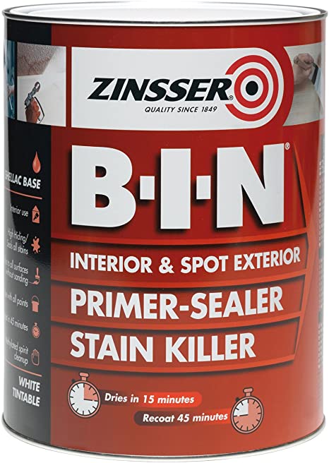 Zinsser N7020001C1 B.I.N Primer and Sealer 2.5 L