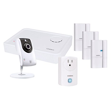 Uniden HC54 Video Surveillance Uniden Smart Home Security System, White (HC54)
