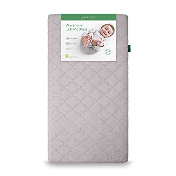 Newton Wovenaire Crib Mattress: 100% Breathable and Washable. Beyond Organic- the safest, cleanest & most comfortable sleep for your baby, Moonlight Grey