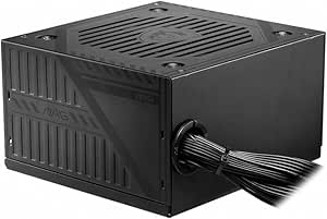 MSI MAG A600DN Gaming Power Supply - 80 Plus Certified 600W - Non-Modular - Low Noise ATX PSU