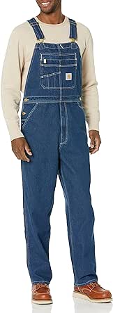 Carhartt Men's Loose Fit Denim Bib Overall