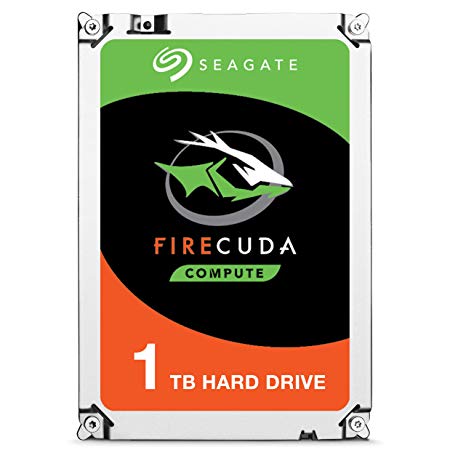 Seagate 1TB FireCuda Gaming SSHD (Solid State Hybrid Drive) - 7200 RPM SATA 6Gb/s 64MB Cache 3.5-Inch Hard Drive - Frustration Free Packaging (ST1000DXZ02)