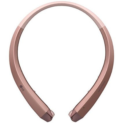 LG HBS-910 Tone Infinim Bluetooth Stereo Headset - Retail Packaging - Rose Gold