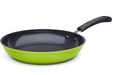 10" (26 cm) Green Earth Frying Pan, with Textured Ceramic Non-Stick Coating from Germany (100% PTFE and PFOA Free)