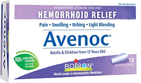 Boiron Hemorrhoids Avenoc Suppositories -- 12 Suppositories