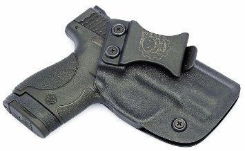 Smith & Wesson M&P Shield 9/40 IWB Concealed Carry Adjustable Retention Kydex Holster By Gearcraft Holsters