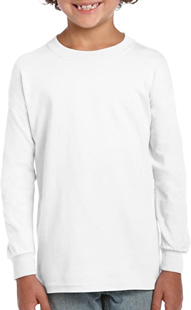 Gildan Unisex-Child Ultra Cotton Youth Long Sleeve T-Shirt, 2-Pack T-Shirt