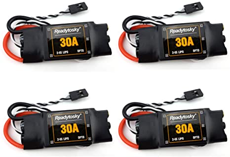 Readytosky 2-6S 30A ESC OPTO Brushless Electronic Speed Controller for F450 S500 ZD550 RC Helicopter Quadcopter(4PCS)