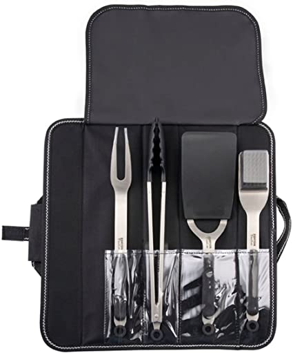 Kenyon A70011 4-Piece Stainless Steel Grill Utensil Set