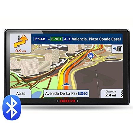 junsun 7 inch Car GPS Windows CE 6.0 8GB HD Screen Navigation System Navigator