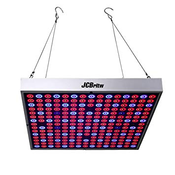 JCBritw 45W LED Grow Light Panel Full Spectrum for Indoor Plants Hydroponics Greenhouse Veg and Flower