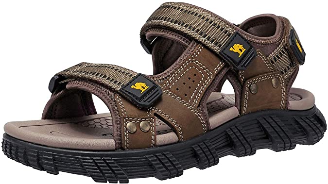 CAMEL CROWN Men's Waterproof Hiking Sandals Outdoor Water Shoes Anti-Slip Adjustable Opened Toe Athletic Sport Sandals for Men