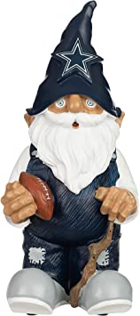 FOCO NFL Resin 11.5" Team Logo Outdoor Garden Statue Gnome