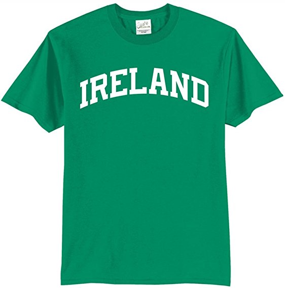 Ireland Logo T-Shirts, Sweatshirts and Hoodies is Regular and Tall Sizes S-6XL