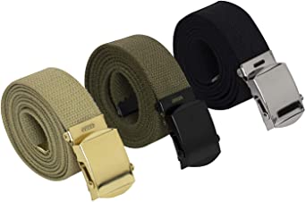 Rothco 54 Inch Military Web Belts in 3 Pack | Military Belt Pack