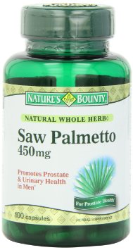 Natures Bounty Natural Saw Palmetto 450 Mg 100 Capsules