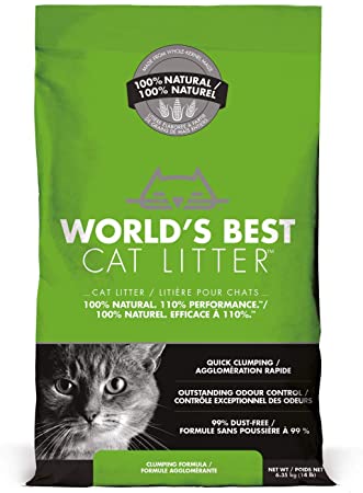 Worlds Best Cat Litter 00106 Clumping Formula, 6.35kg