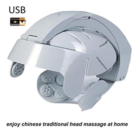 Electronic head massager vibrating automatic scalp relax brain release machine