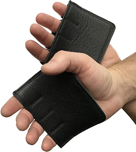 Muscle Composition Gym Grip Pads Real Leather