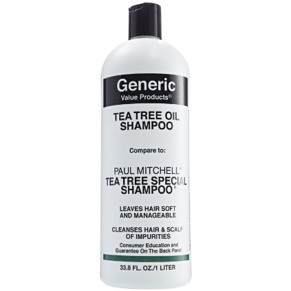 Generic Value Products Tea Tree Oil Shampoo compare to Paul Mitchell Tea Tree Special Shampoo 338 oz