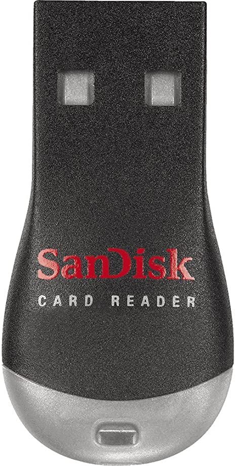 SanDisk SDDR-121-A11M MobileMate Micro Memory Card Reader (Red/Black)