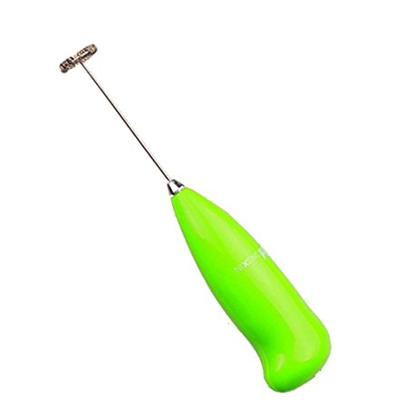 AMA(TM) Electric Handheld Milk Cream Coffee Shake Frother Foamer Whisk Mixer Stirrer Egg Beater (Green )