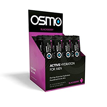 OSMO Nutrition Men's Hydration, Blackberry, 24 Count, 16.9oz
