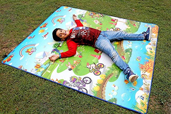 Paramount Waterproof, Anti Skid,Double Sided Baby Play and Crawl Mat, 6x4ft (MAT009)