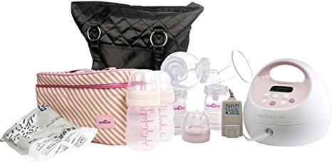 Spectra Baby USA S2 Double and Single Breast Pump Combo Set with Tote and Cooler