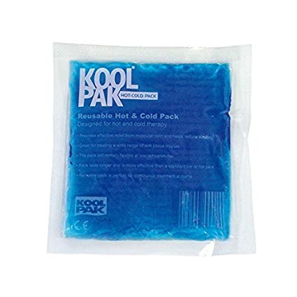 Koolpak Reusable Hot and Cold Gel Pack - Small - 13cm x 14cm - Pack of 5