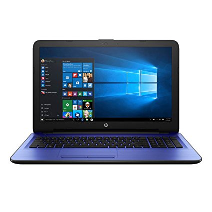 HP 14 inch Premium Flagship Blue Laptop (Intel Celeron N3060 up to 2.48GHz, 4GB RAM, 32GB Solid State Drive, Wifi, Webcam, Windows 10 Home) (Certified Refurbished)