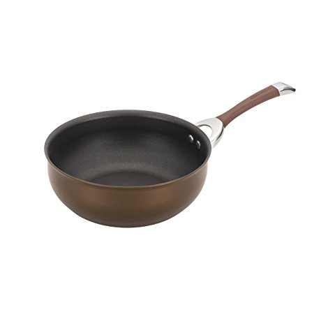 Circulon Symmetry Chocolate Hard Anodized Nonstick 4.5-Qt. Chef Pan